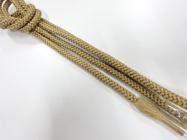 未使用品　正絹　手組帯締め